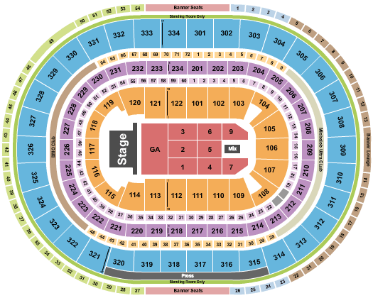 United Center Bruce Springsteen Seating Chart